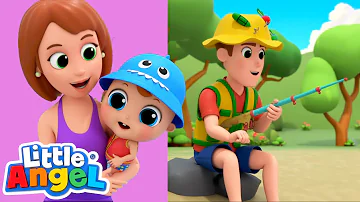 Hanging Out Down by The Lake | Little Angels Kids Cartoons/Songs & Nursery Rhymes