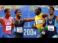 Fastest 200m Time at every Age 15-35 [Updated 2021]
