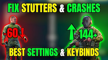 FIX STUTTERS & CRASHES in Tarkov 1.0 Best Settings & Keybinds (2025 Guide)