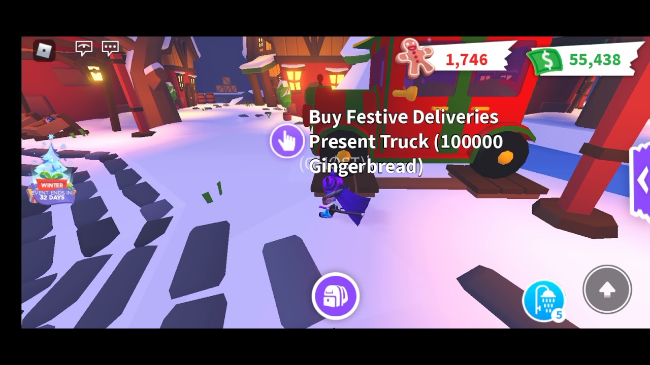 Bought the Festive Deliveries Present Truck | Adopt Me! | Roblox