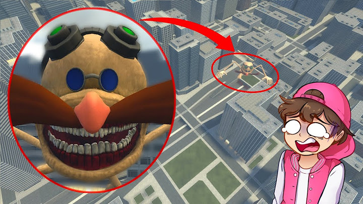 Un DRON capta al DOCTOR EGGMAN SHIN TAPES MUTANTE en la ciudad - Garry's Mod