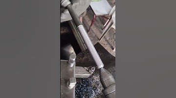 Creating bolt with lathe machine. #engineering #cncmachine #machinetools #design #facebook #tiktok