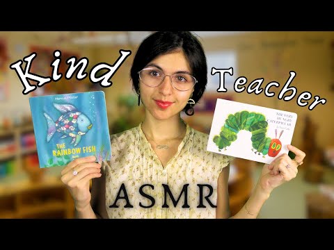 ASMR || Reading Time in Elementary School 📖🎨