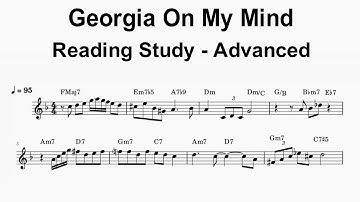 Sight Reading Practice - Georgia On My Mind - Advanced