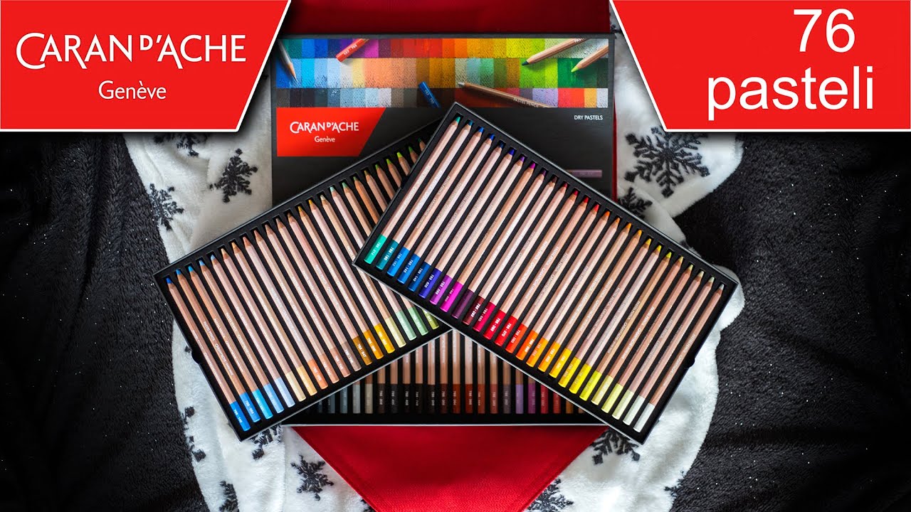 PASTELE CARAN D'ACHE - subiektywny test // KRISS WIELICZKO