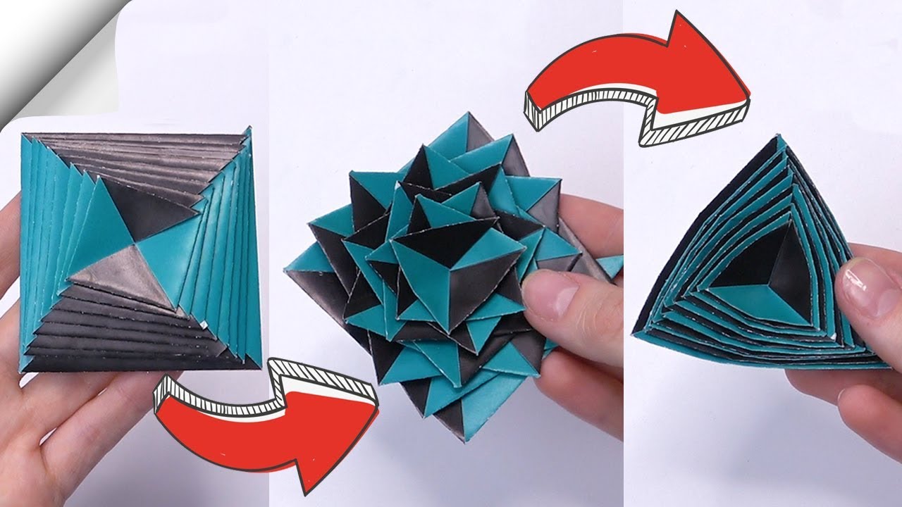 Paper toy antistress transformer  DIY crafts easy