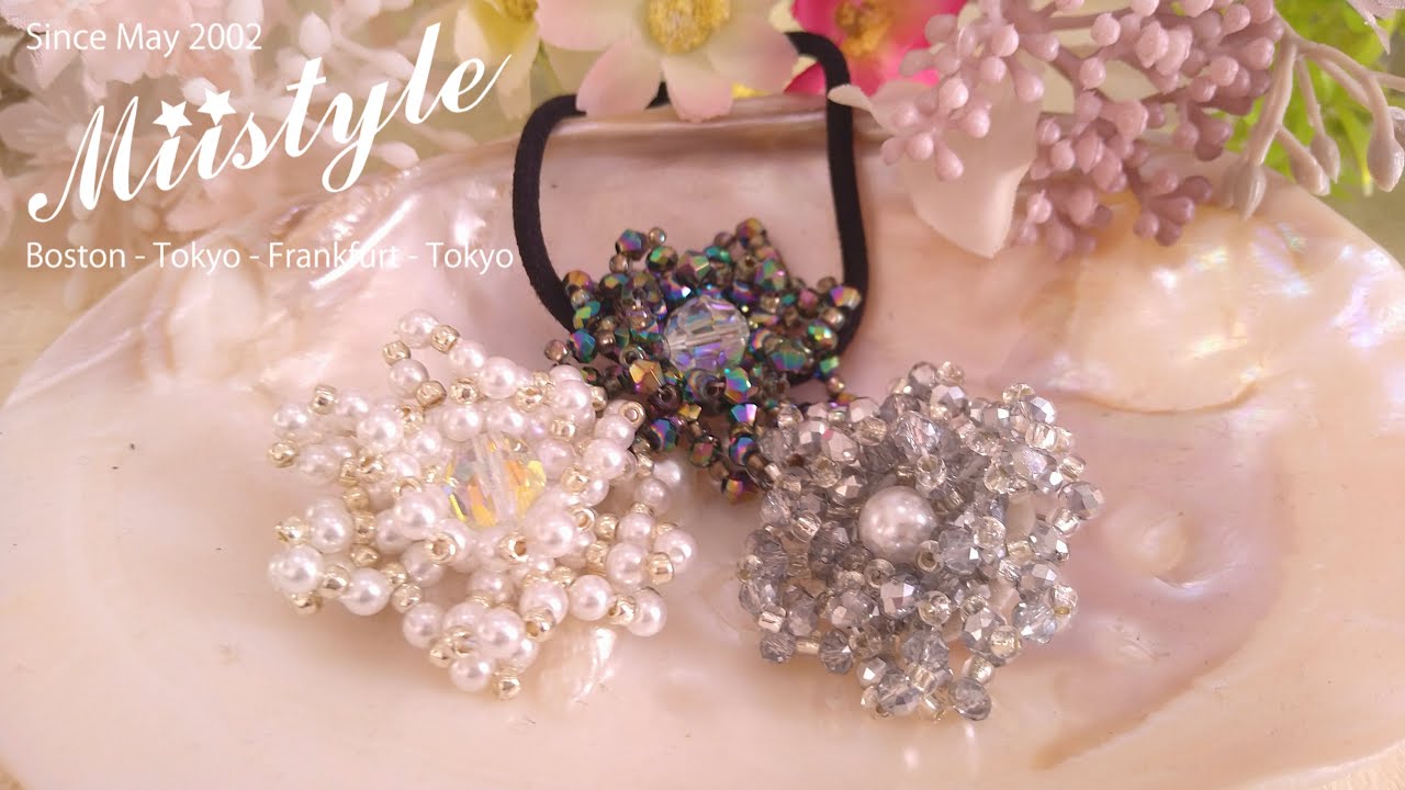 ビーズステッチ ミニブローチ 】No.129 Designed 13 Jan. 2026