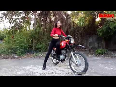 Flaming Sport Girl | Minsk Sport | Motorcycle | Rev | #kickstartbabes
