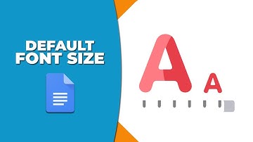 How to change default font size in google docs