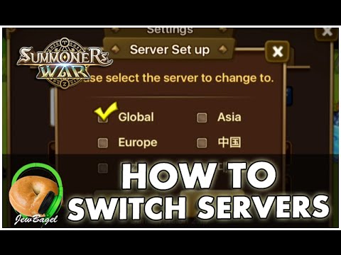 SUMMONERS WAR : How to Switch Servers