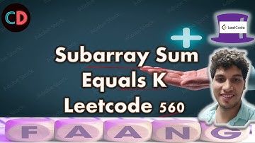 Subarray Sum Equals K| Leetcode 560 | Live Coding session 🔥🔥🔥| Easy Peasy Maps solution
