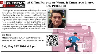 AI Christian Future of Work