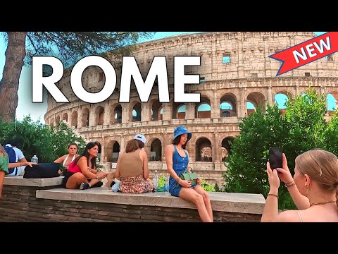 ROME, Italy 4K ✅ WALKING TOUR With SUBTITLED STORY - August 2023 - Walk Around Italy