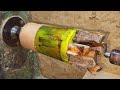 Woodturning - A special mug  //Uma caneca especial