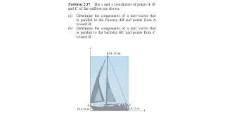 2.37 Problem engineering mechanics statics fifth edition Bedford - Fowler