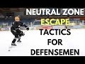 Mhh hockey tutorials  neutral zone escape tactics for defensemen