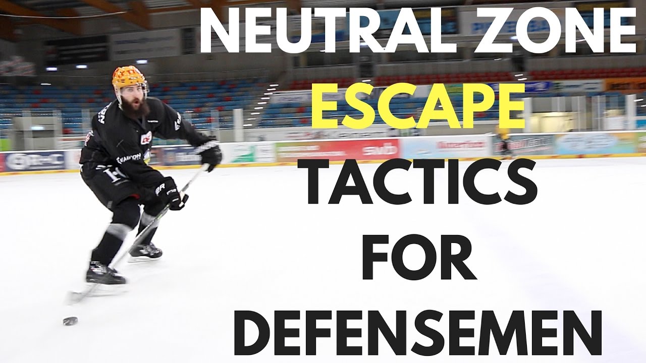 MHH Hockey Tutorials Neutral Zone Escape Tactics For Defensemen YouTube