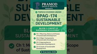 Syllabus of BPAG -174 with list of topic. #ignou#bpag174#ignouexamtipsinenglish#ignouexampreparation