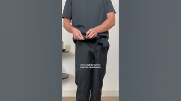 TOO BIG PANTS/JEANS HACK 🤯🙏🏼 Fix in seconds with a safety pin 🫣 Follow for more #fashionhacks