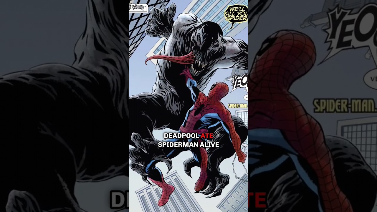 Deadpool Ate Spiderman Alive 💀 Deadpool Kills Marvel Universe Again • Deadpool vs spiderman 