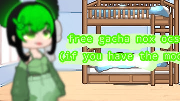 free gacha nox ocs! [offline codes in pin comment or desc]