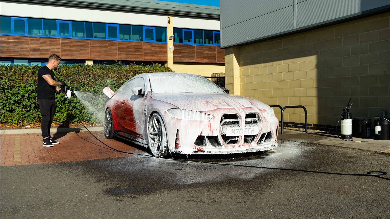 Completing a maintenance wash on our BMW G82 M4 Competition YouTube