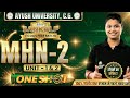 MHN 2 One Shot Revision | Unit 1 & 2 | BSc Nursing 6th Sem | Ayush University C.G. | MENTAL HEALTH