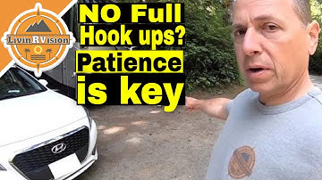 RV Life Newbies with NO Sewer Hookups!