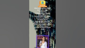 Cyber Security What is a brute force attack