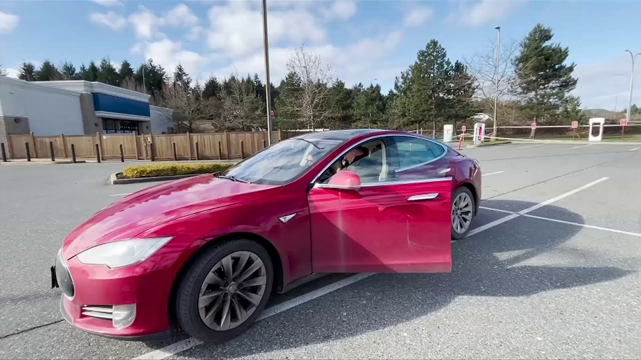 'They are incinerated': Tesla supercharger station in Nanaimo targeted by arson, vandalism