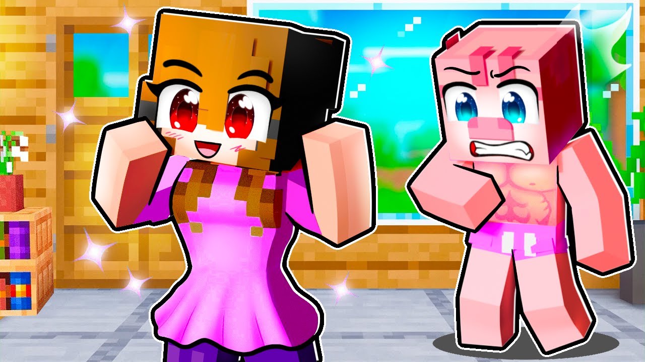 Nosím svou KAMARÁDKU jako ŠATY v Minecraftu!