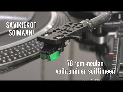 Savikiekkoneulan vaihtaminen levysoittimeen | Tekniikkaparkki Retro