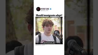 Should moving to a new country mean learning its main language? #usa #shorts #debate #viral #college