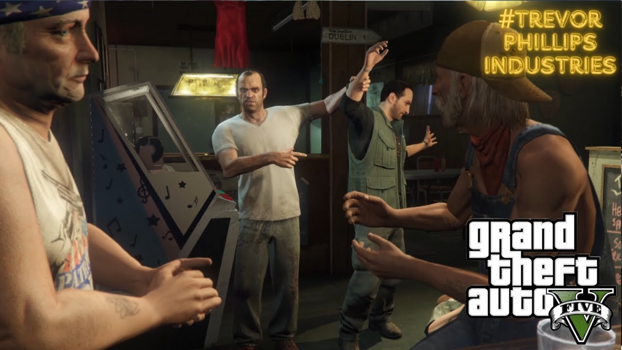 GTA V Gameplay - Mission : Trevor Phillips industries - YouTube