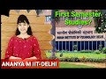 Iit delhiwhat did i study in first semester