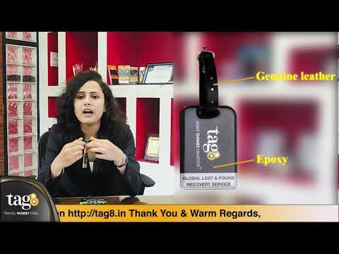 tag8 Bag Security tag Explanatory Video| how it works? full video