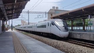 146次EMU3000型特仕車新自強號往七堵通過樹林站（圖僅事意） #記得按讚分享跟訂閱唷 