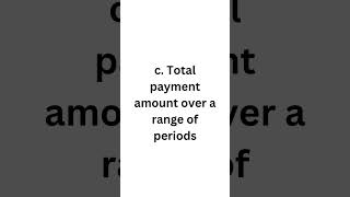 94. What does the CUMIPMT function calculate #advanceexcellearning #excelcourse