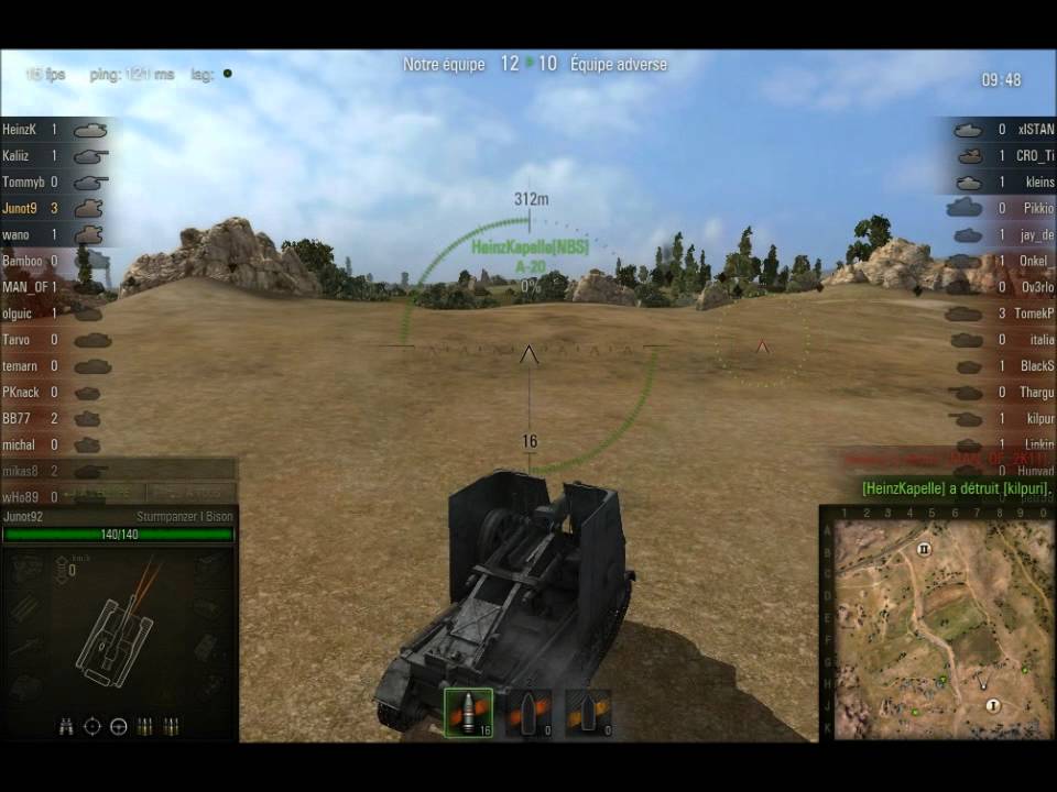 World of Tanks artillerie - YouTube
