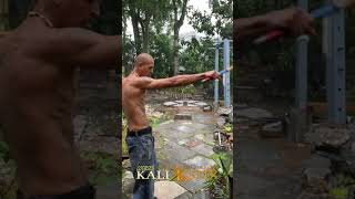 How to Martial Arts Weapons Sinawali Forward switch Reverse technique #eskrima #sinawali Wealth