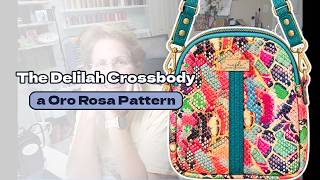 Delilah Crossbody bag Oro Rosa pattern