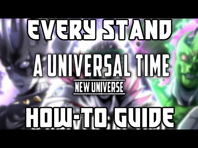 Obtaining All The NEW Stands In A Universal Time (Part 1) - BiliBili