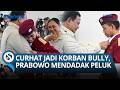 Suasana Haru Prabowo Langsung Berdiri dan Peluk Siswa yang Menangis, Curhat Sering Diejek Teman