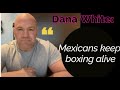Dana White says Mexicans keep boxing alive and talks Canelo