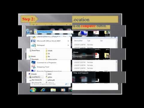 How to set python path