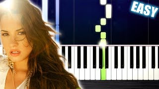 Demi Lovato - Skyscraper - EASY Piano Tutorial by PlutaX chords