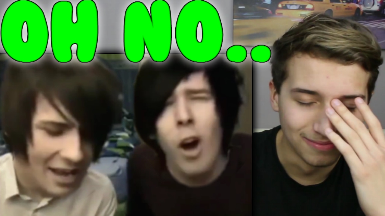 Dan and Phil Singing Compilation Reaction