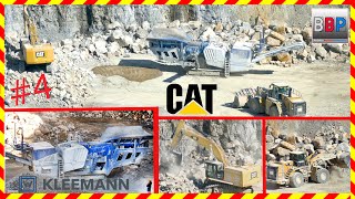 😻 CAT 374F, 988K XE, Kleemann Crusher, Steinbruch, 2023. #4