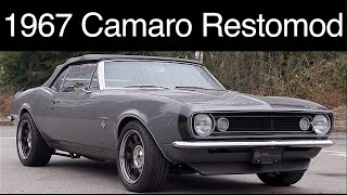 1967 Camaro convertible restomod.