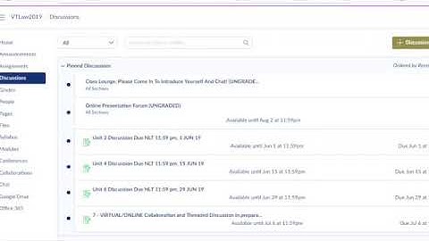 Veterans Law Instructure Canvas LMS Orientation Video